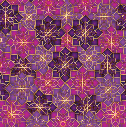 geometrische bloemen patroon decoratie achtergrond vector