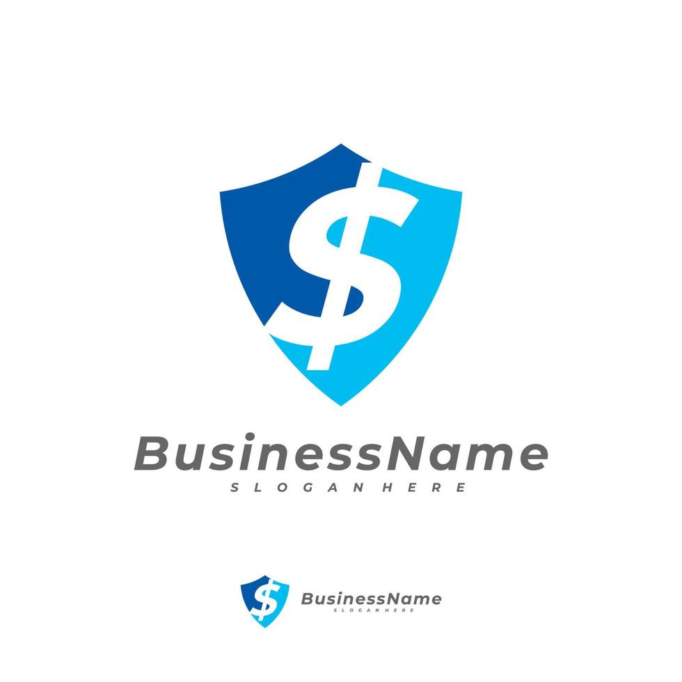 geld schild logo vector sjabloon, creatieve geld logo ontwerpconcepten