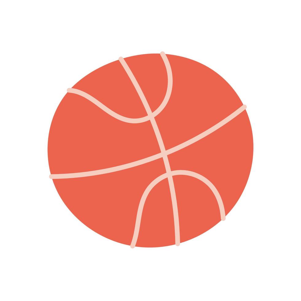 basketbal. hand getrokken doodle kind spullen pictogram. vector