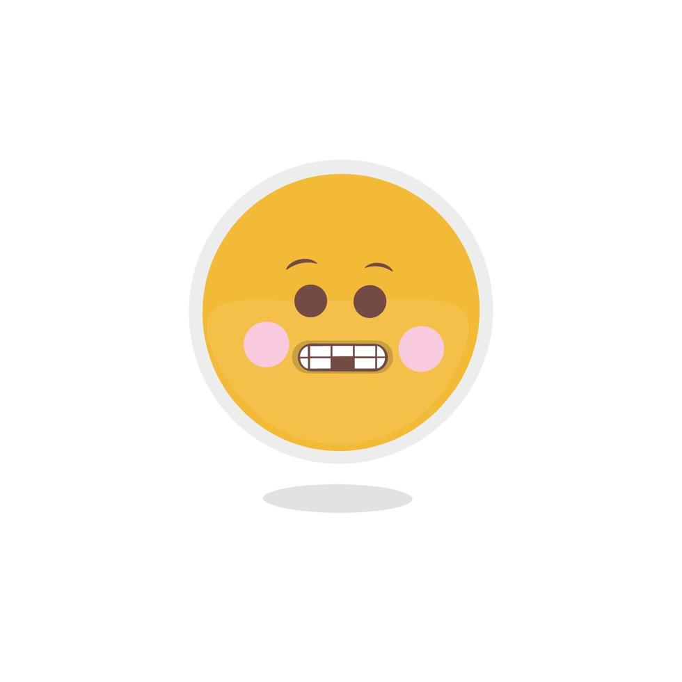 schattige emoji vector