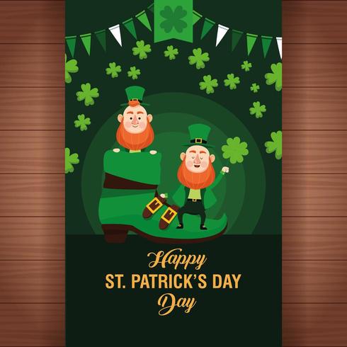 fijne St Patrick&#39;s Day vector