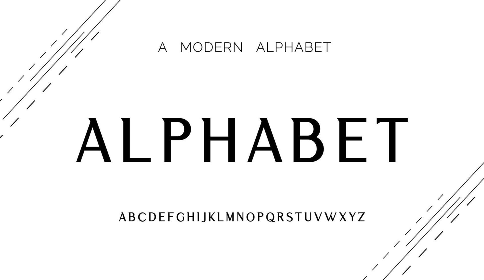 moderne abstracte alfabetlettertypen. typografietechnologie, elektronisch, film, digitaal, muziek, toekomst, logo creatief lettertype vector