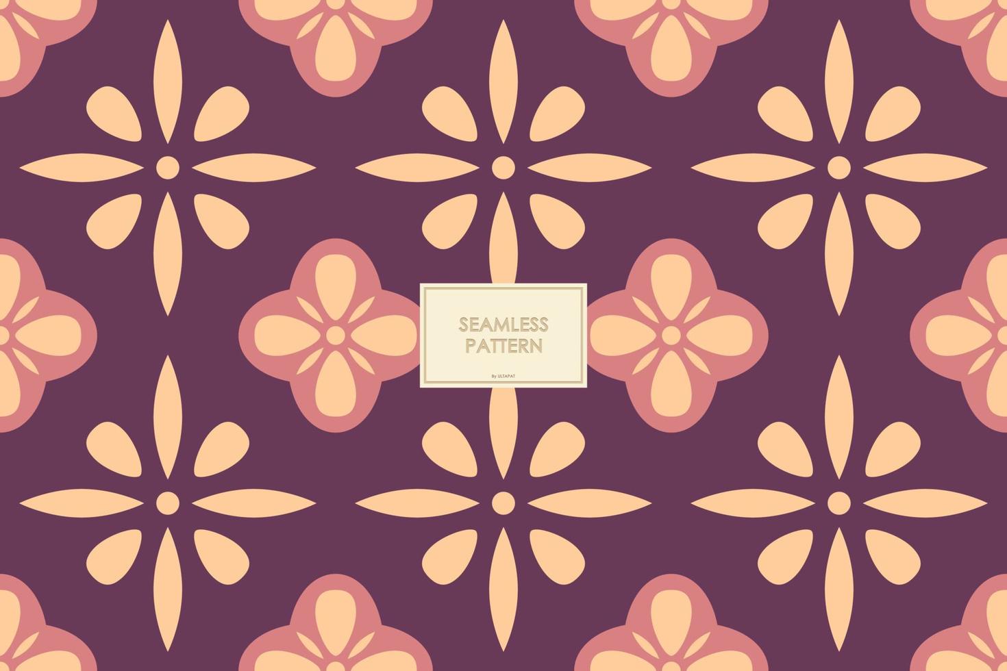 kleurrijk batikpatroon met eenvoudige vormen. batik naadloze patroon vector