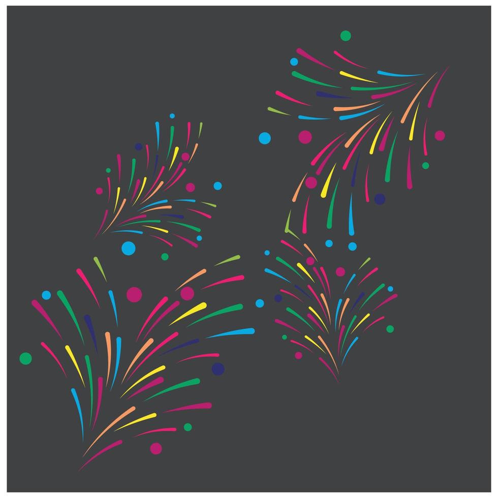 vuurwerk logo sjabloon vector symbool