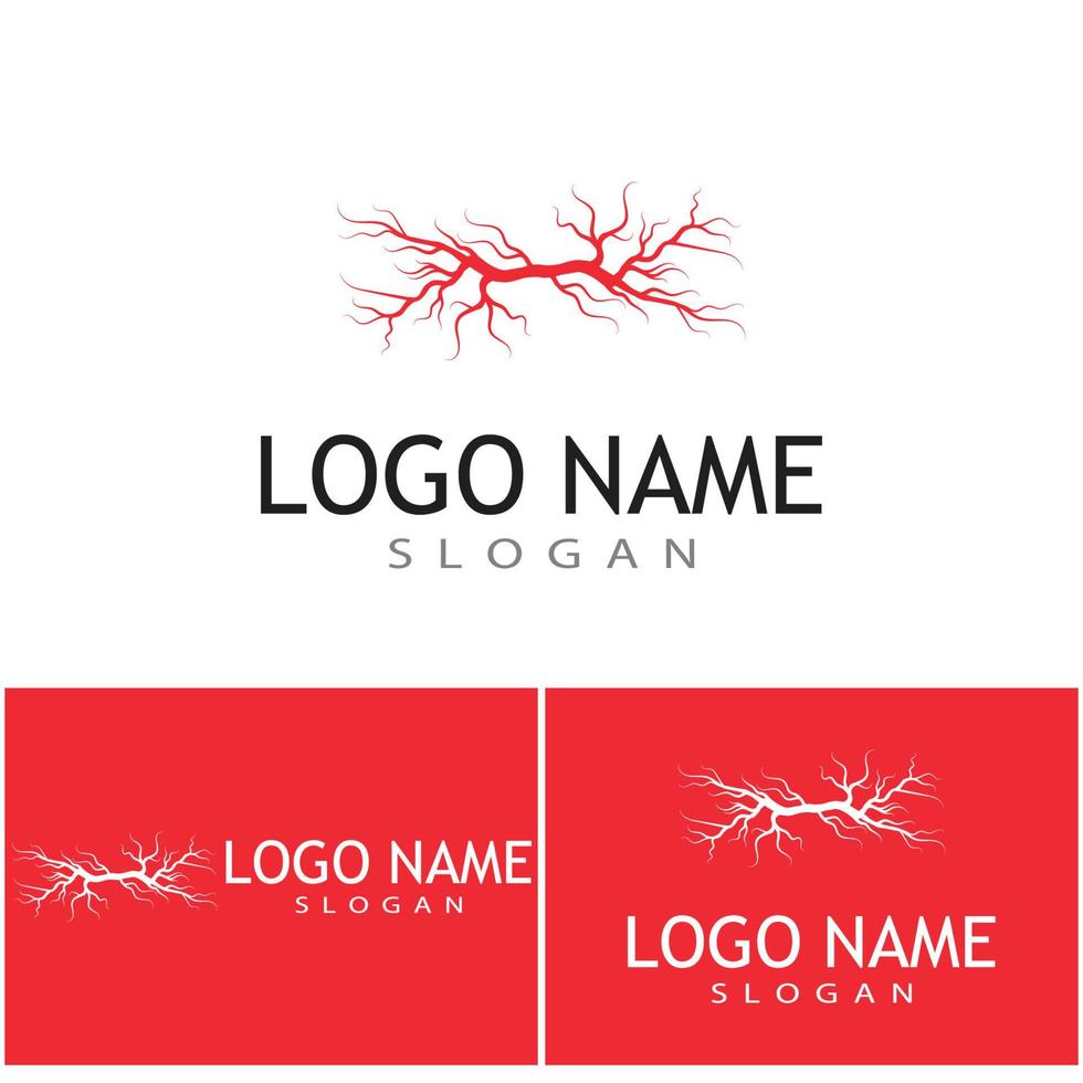 aderen logo sjabloon vector symbool medisch ontwerp