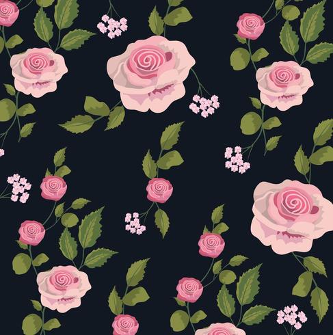 Vintage floral achtergrond vector