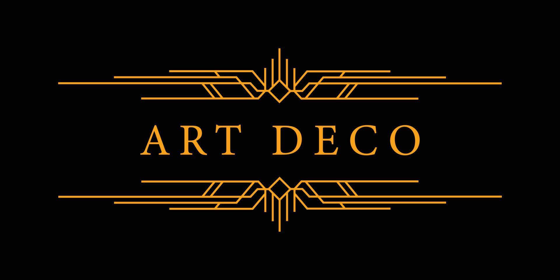 art deco vintage voor copyspace. stijlvol illustratieornament voor tekstontwerp. retro partij geometrische achtergrond. vectorillustratie voor glamour-stijl. vector