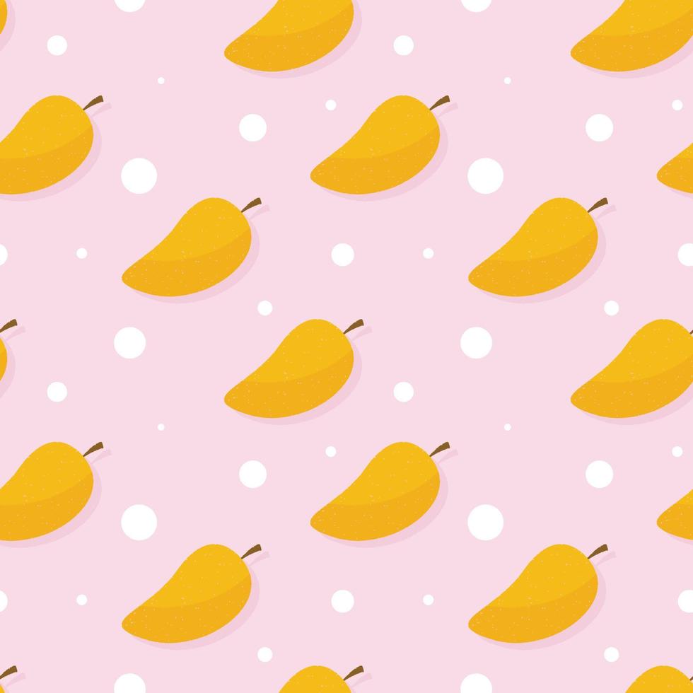 mango naadloos patroon. mango naadloze patroon achtergrond. mango fruit grafisch naadloos patroon vector