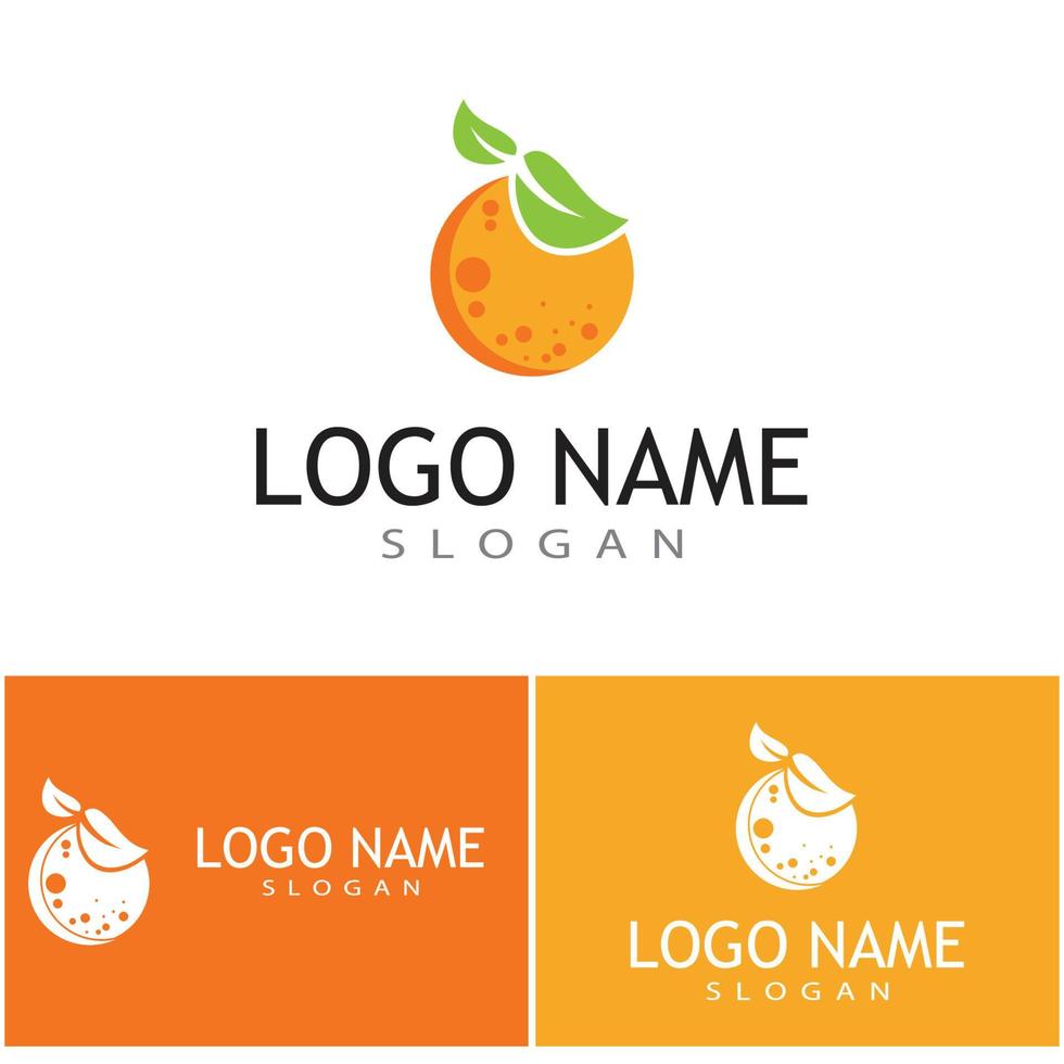 oranje logo ontwerp vector pictogram illustratie ontwerp