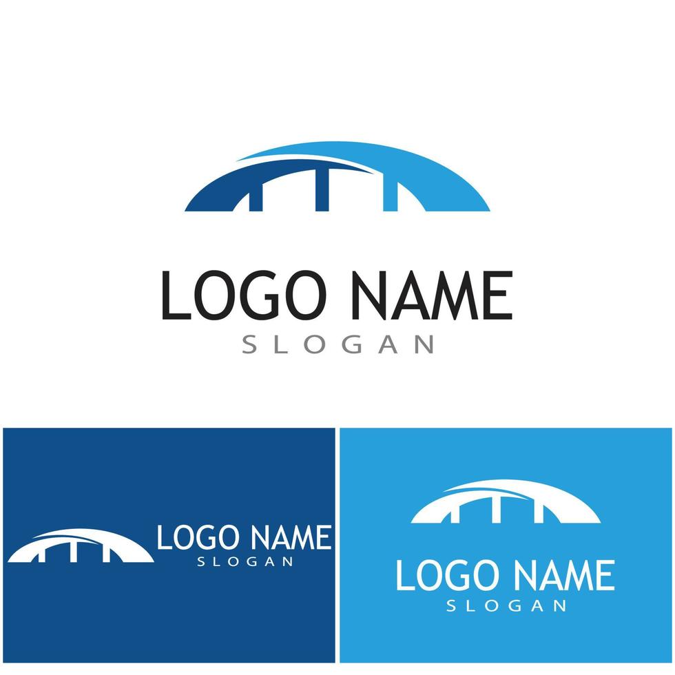 brug logo sjabloon vector pictogram illustratie ontwerp