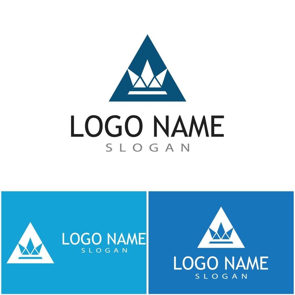 futuristische driehoek ketting logo ontwerp inspiratie vector