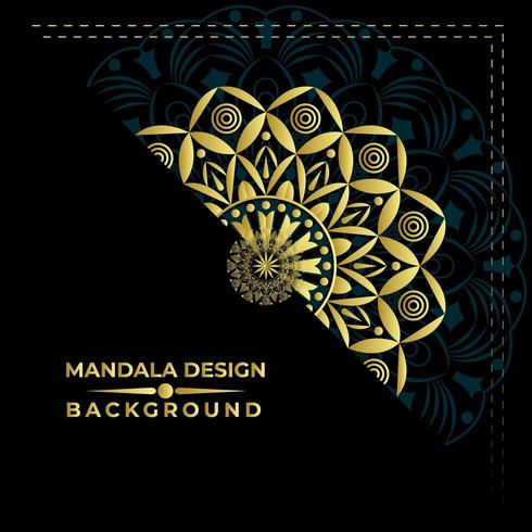Mooi Mandala Vectorontwerp Als achtergrond vector