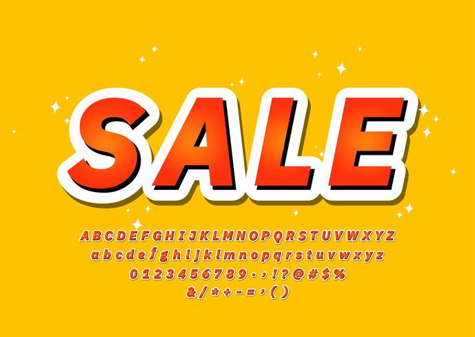 Kleurrijke 3d lettertype typografie alfabet vector