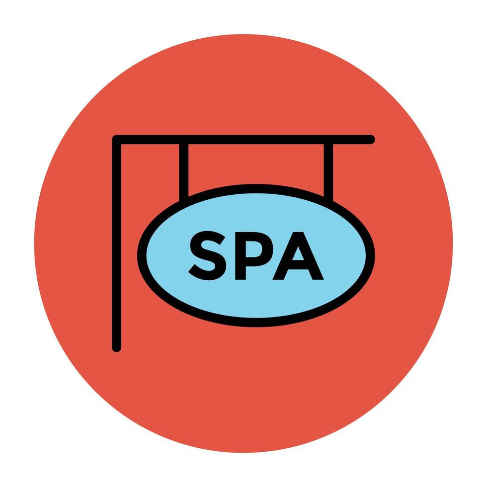 spa banner concepten vector