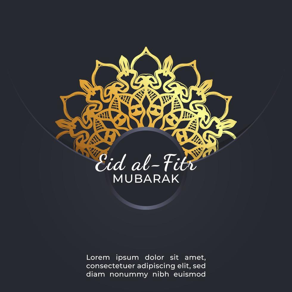 eid mubarak feestelijke illustratie. vector