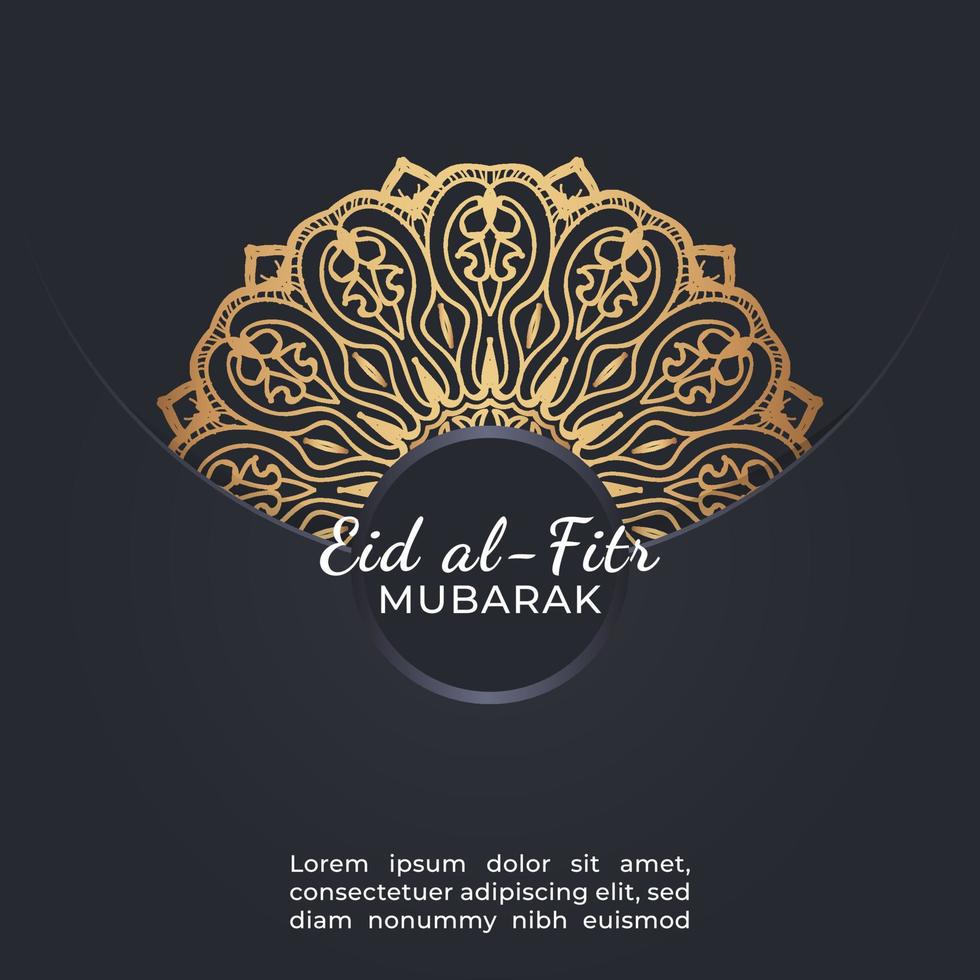 eid mubarak feestelijke illustratie. vector