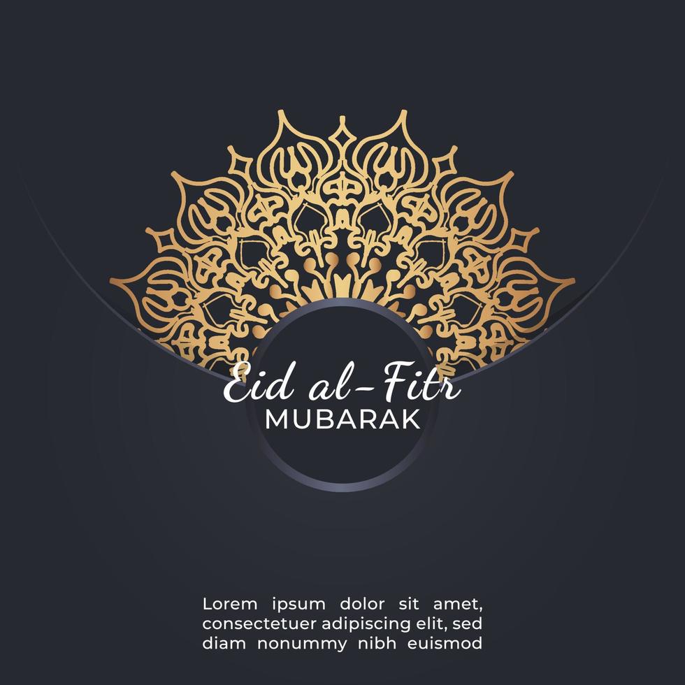 eid mubarak feestelijke illustratie. vector