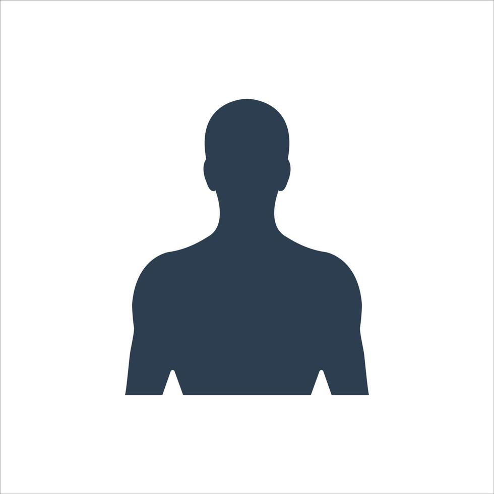 man pictogram vector