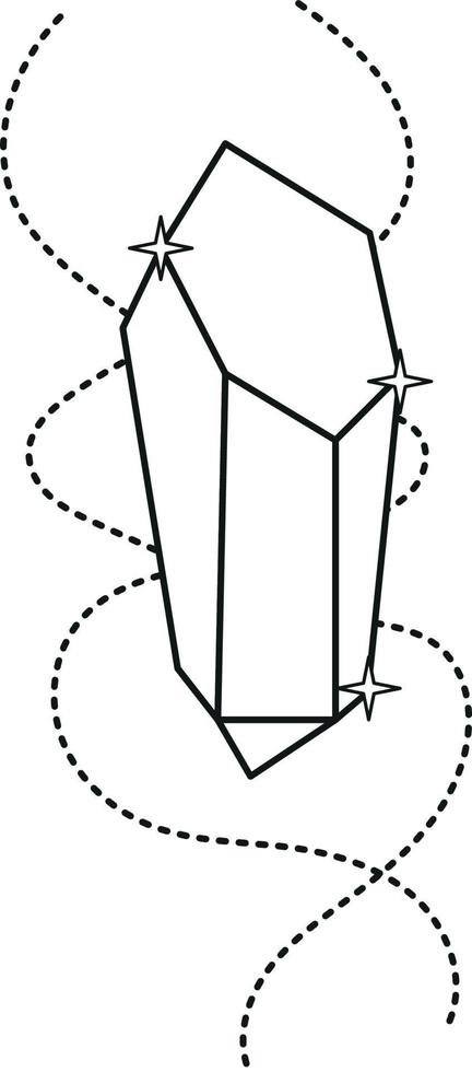 mystiek element voor esoterisch ontwerp vector