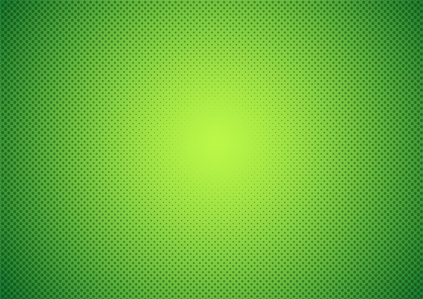 Groen kleurverloop met halftone achtergrond vector