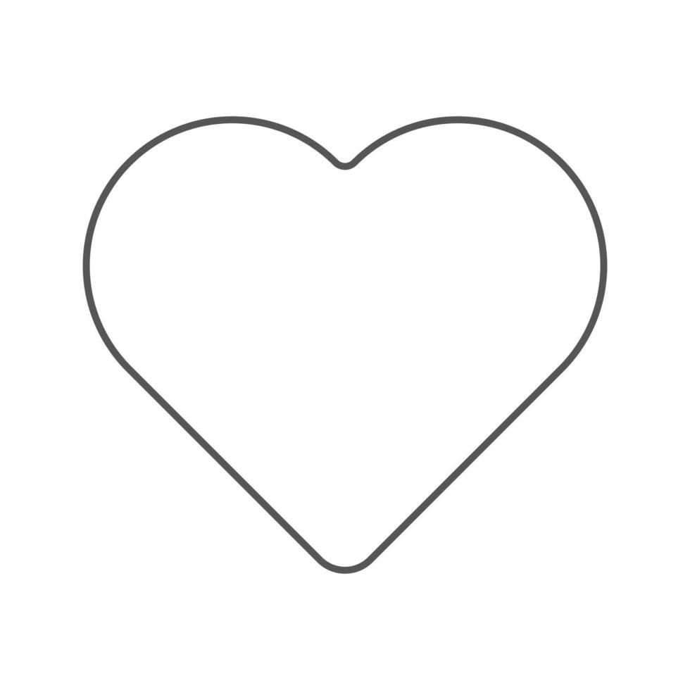 hart pictogram teken symbool logo vector