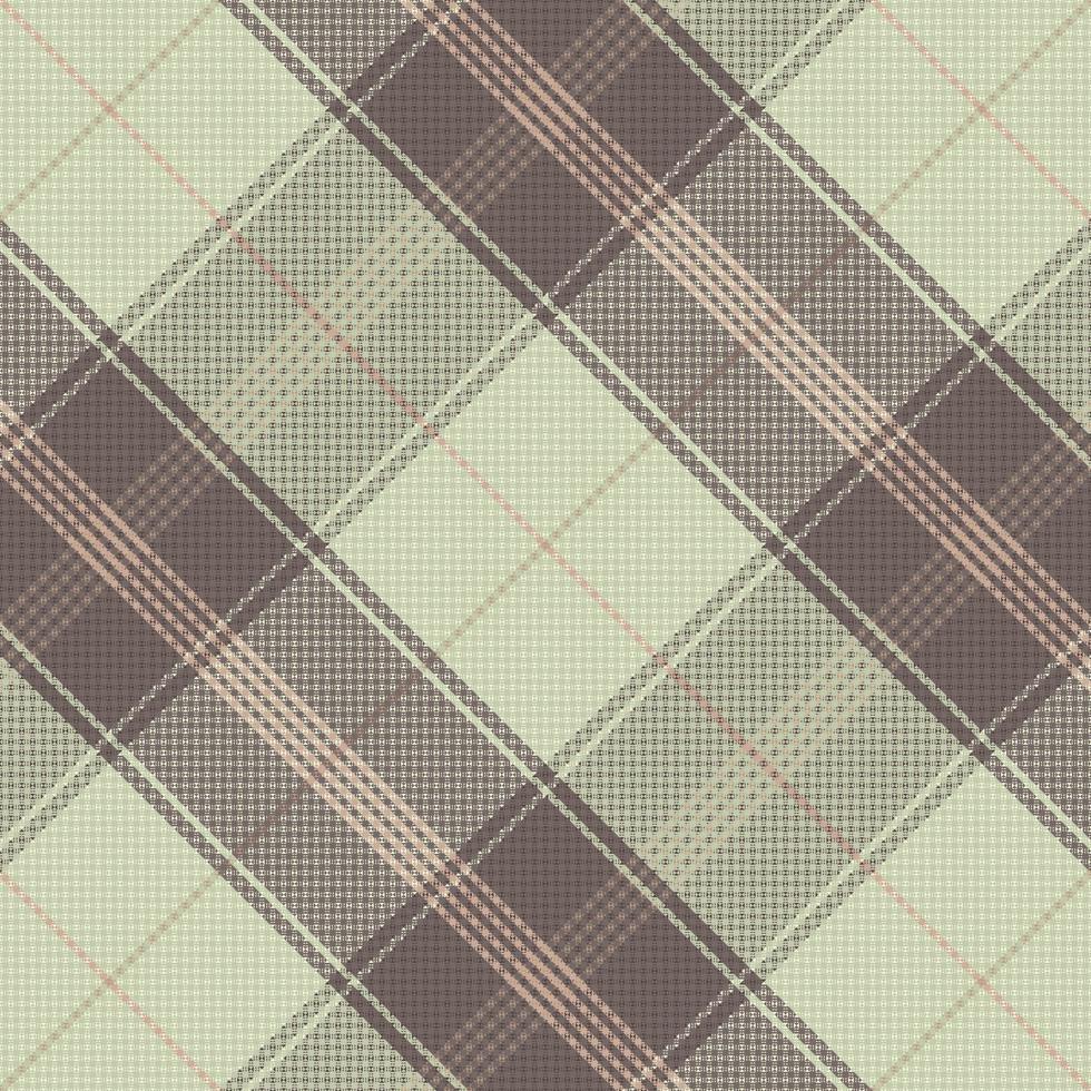 tartan geruit patroon met textuur en natuurkleur. vector