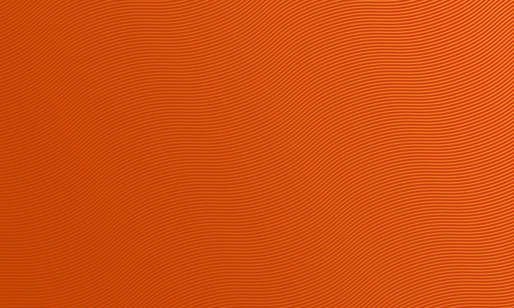 abstract donker oranje met kromme lijnen achtergrond. vector