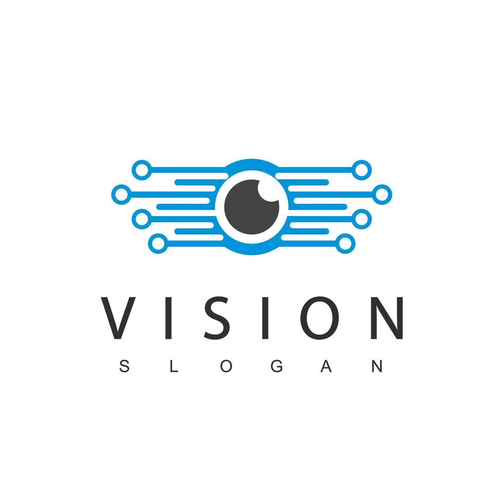 oog logo ontwerpsjabloon, visie logo concept. vector