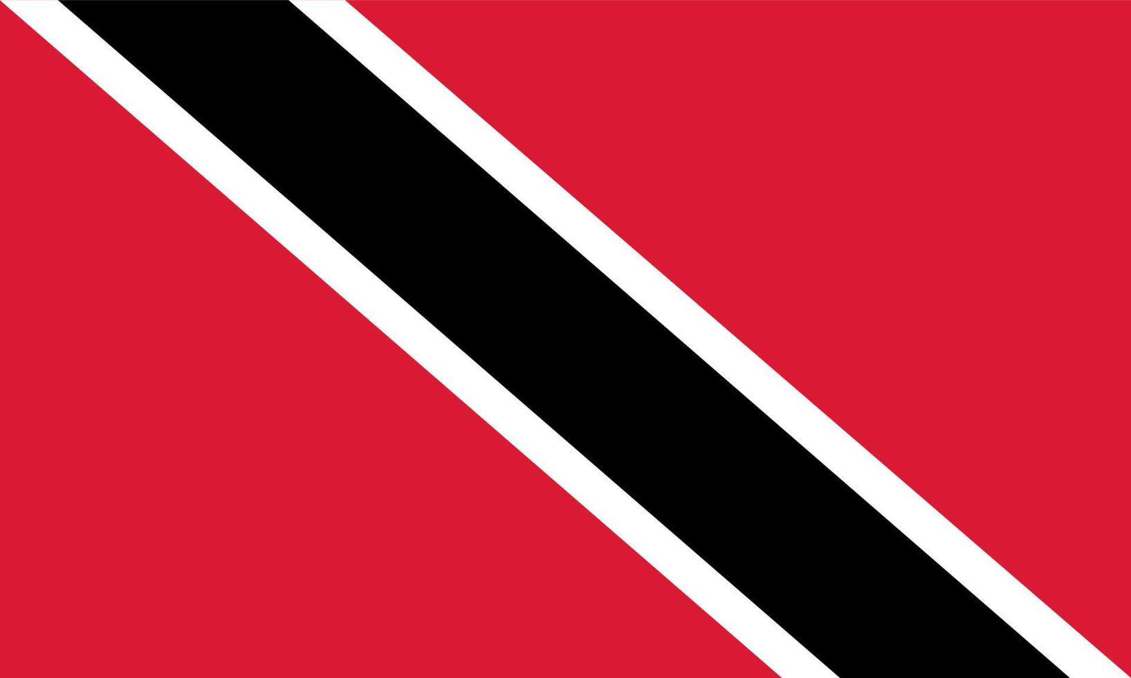 vlag van trinidad en tobago vector