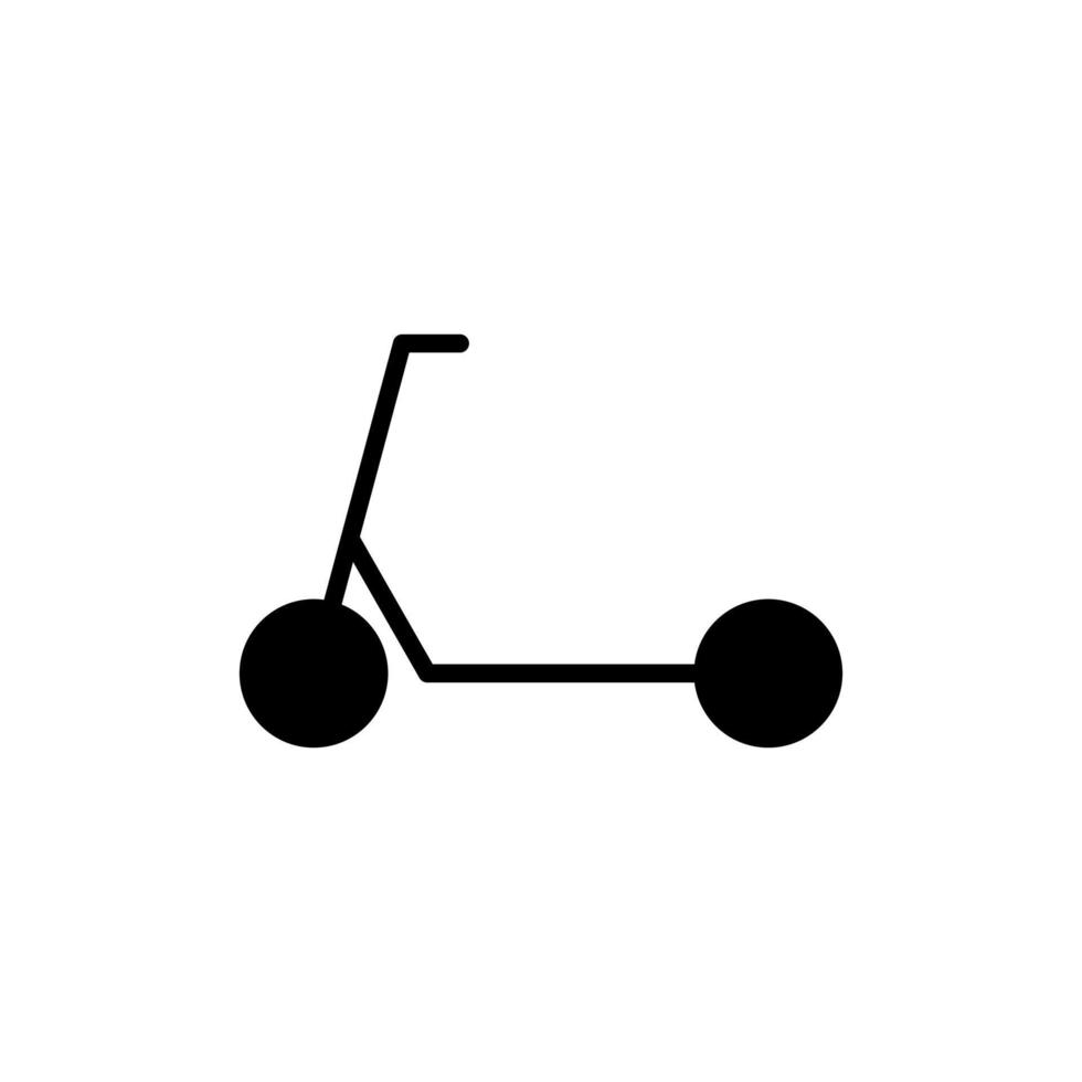 scooter, kick scooter ononderbroken lijn pictogram vector illustratie logo sjabloon. geschikt voor vele doeleinden.