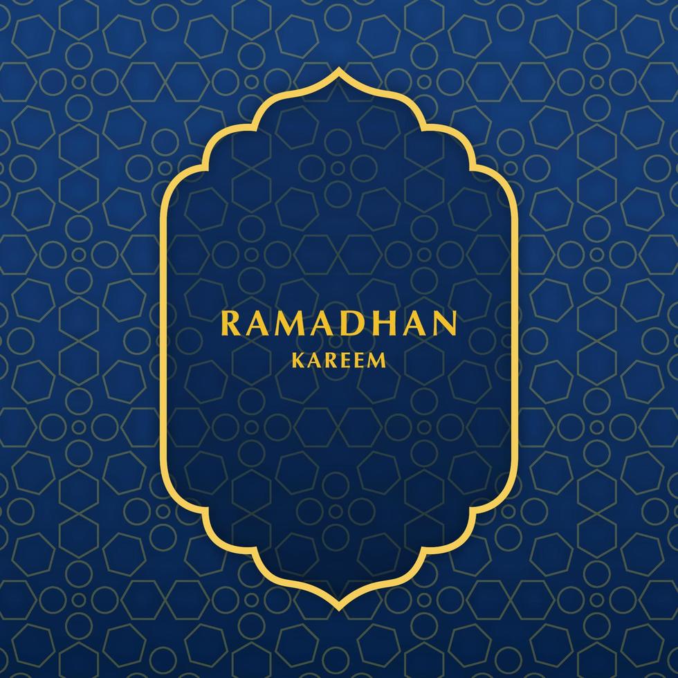 elegante ramadan vierkante achtergrondsjabloon vector