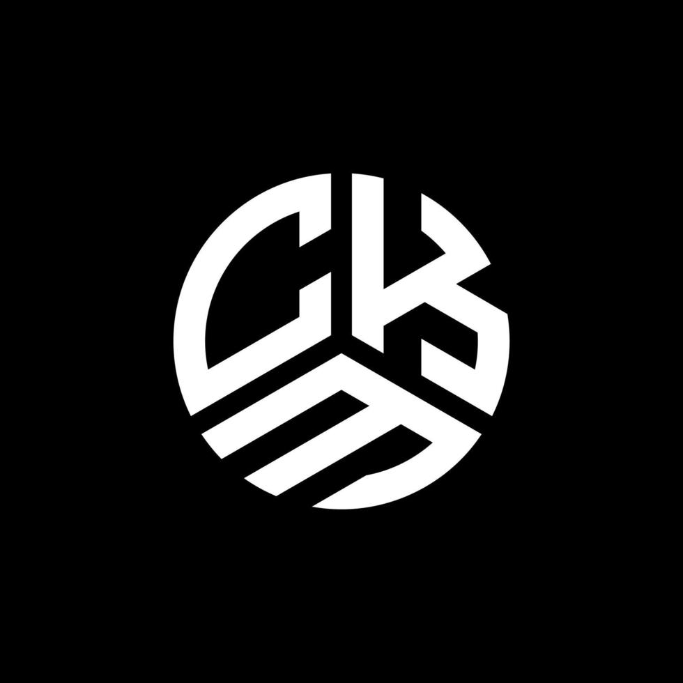 ckm brief logo ontwerp op witte achtergrond. ckm creatieve initialen brief logo concept. ckm brief ontwerp. vector