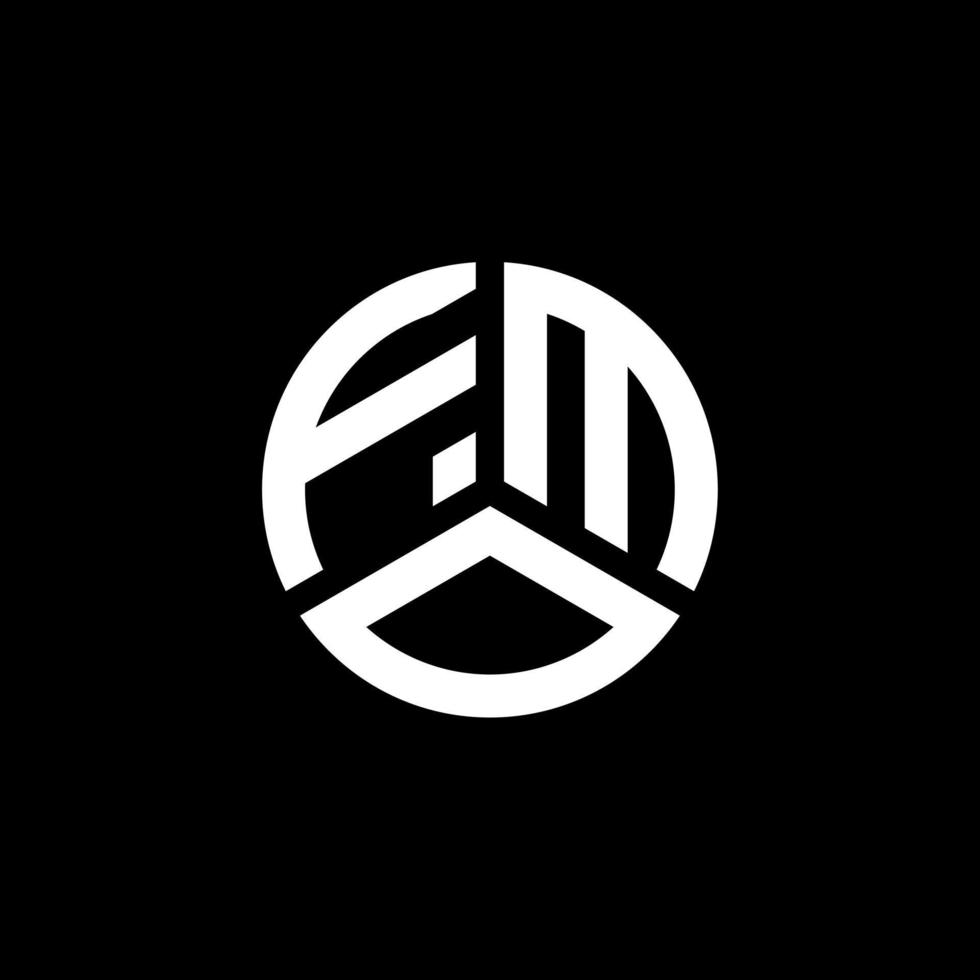 fmo brief logo ontwerp op witte achtergrond. fmo creatieve initialen brief logo concept. fmo brief ontwerp. vector