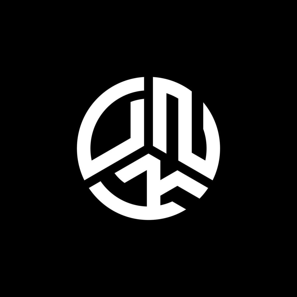 dnk brief logo ontwerp op witte achtergrond. dnk creatieve initialen brief logo concept. dnk brief ontwerp. vector