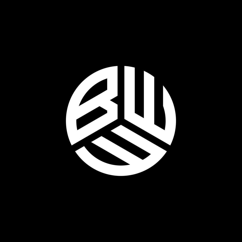 bww brief logo ontwerp op witte achtergrond. bww creatieve initialen brief logo concept. bww brief ontwerp. vector