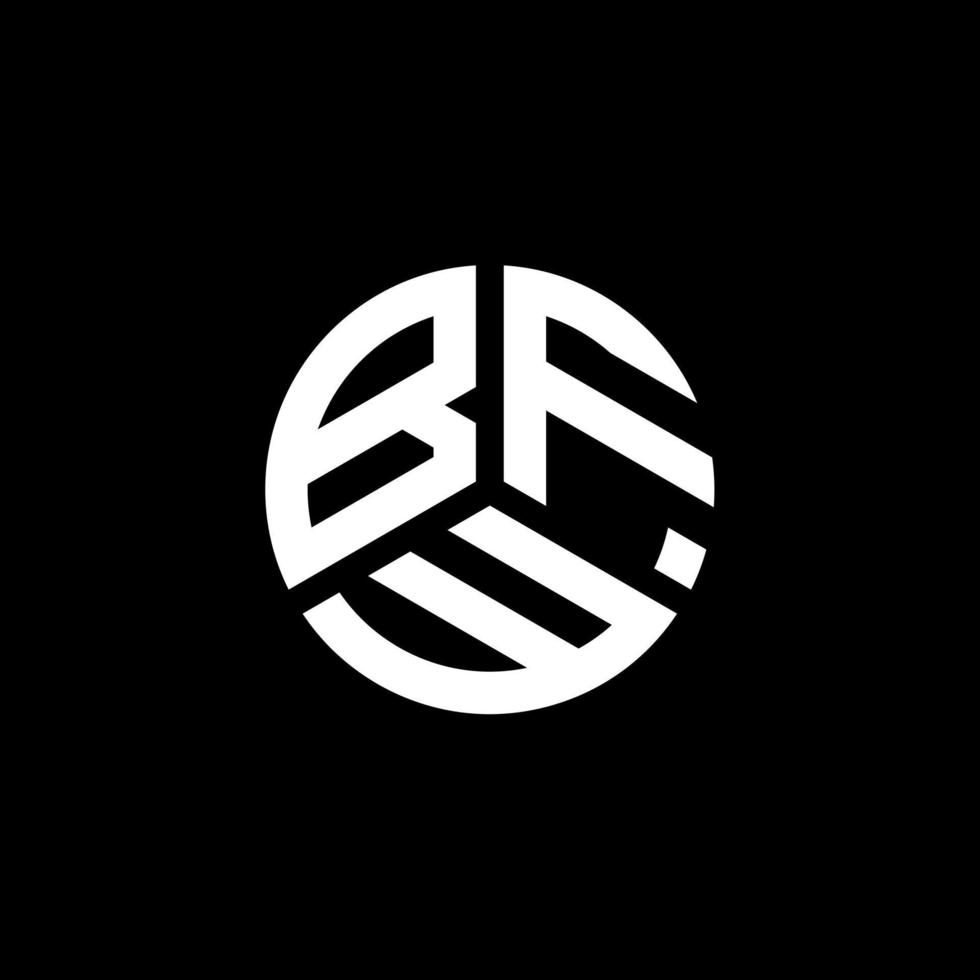 bfw brief logo ontwerp op witte achtergrond. bfw creatieve initialen brief logo concept. bfw brief ontwerp. vector