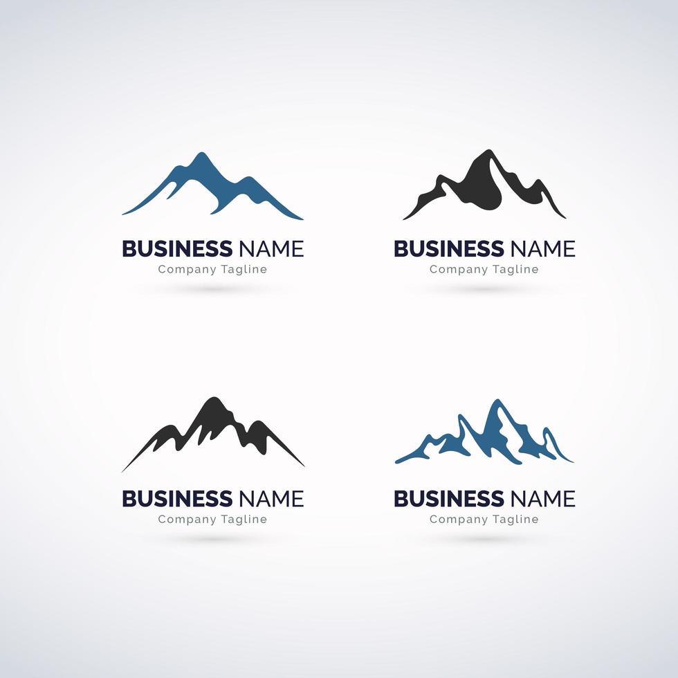 Berg Logo Set vector