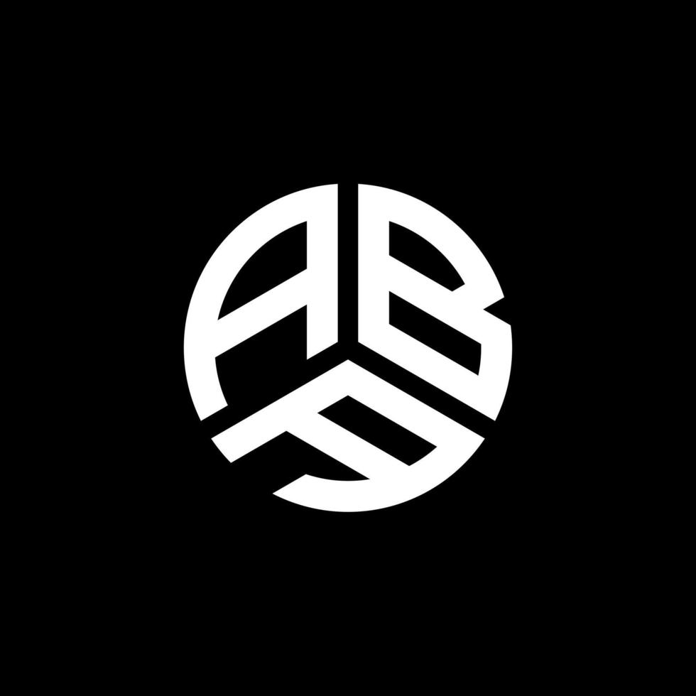 aba brief logo ontwerp op witte achtergrond. aba creatieve initialen brief logo concept. aba brief ontwerp. vector