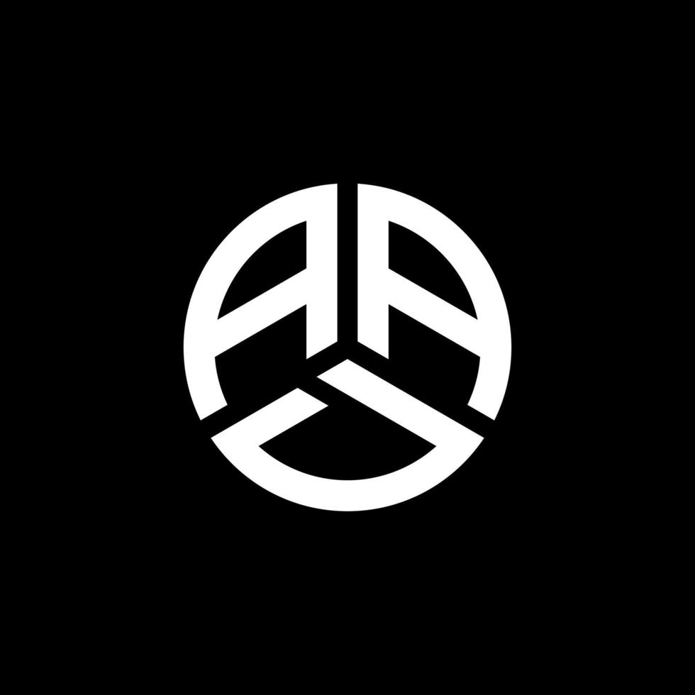 AA brief logo ontwerp op witte achtergrond. aad creatieve initialen brief logo concept. aad brief ontwerp. vector