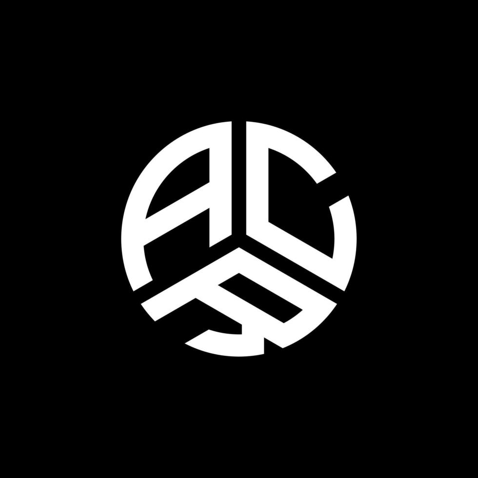 ACR brief logo ontwerp op witte achtergrond. acr creatieve initialen brief logo concept. acr brief ontwerp. vector