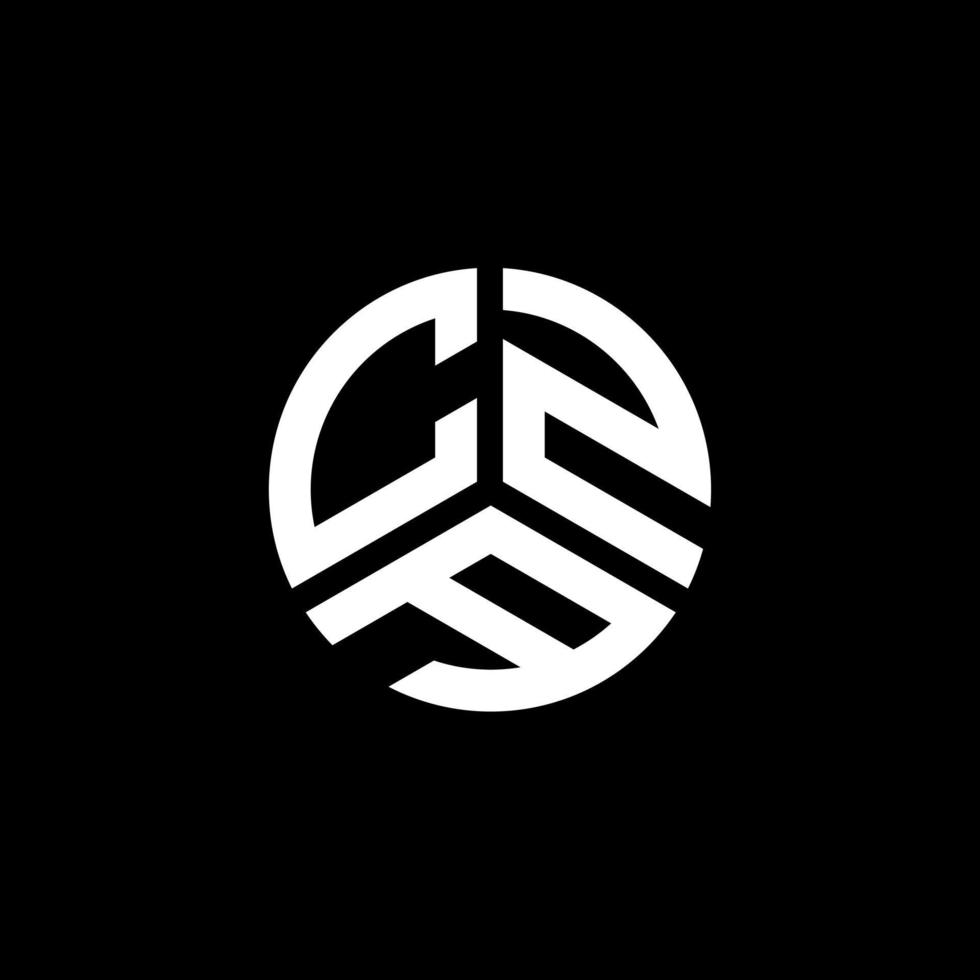 cza brief logo ontwerp op witte achtergrond. cza creatieve initialen brief logo concept. cza brief ontwerp. vector
