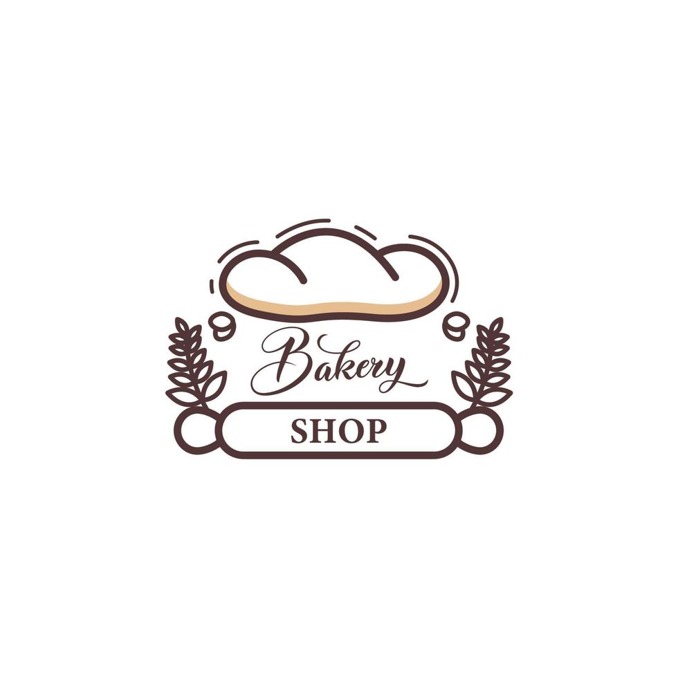 bakkerij winkel vector logo vector