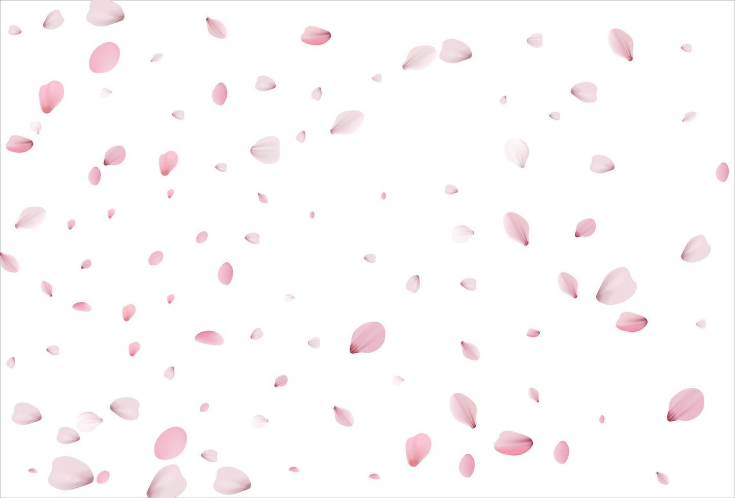 sakura bloemblaadjes achtergrond. kersenbloemblaadjes vector