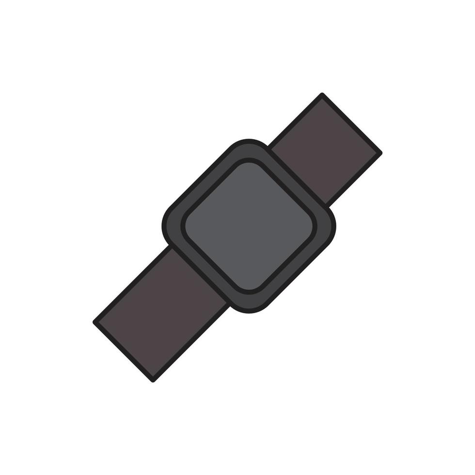 slim horloge voor websitepresentatie met symboolpictogram vector