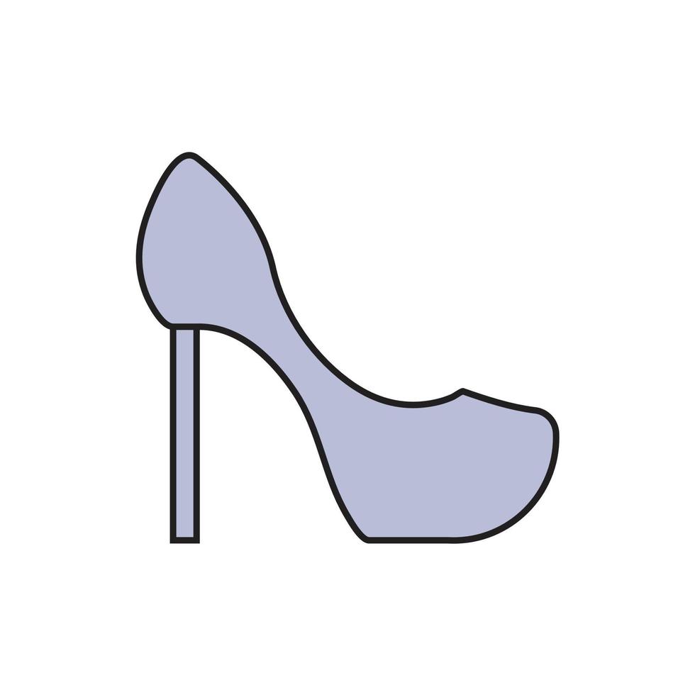 vrouwen schoenen vector voor symbool pictogram website presentatie