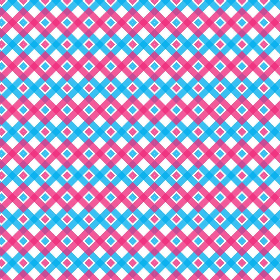 blauw en roze naadloos geometrisch patroonontwerp. vector