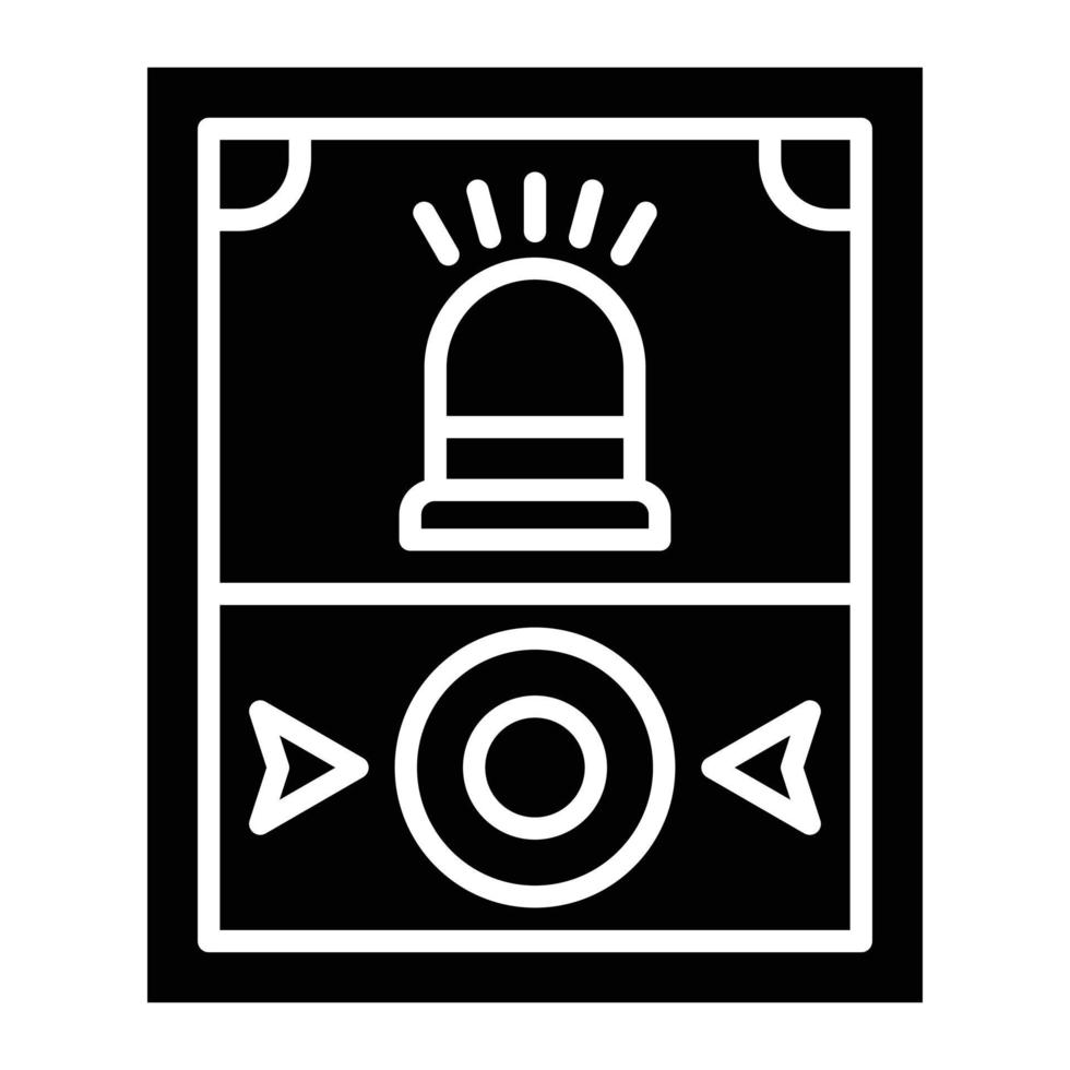 brandalarm glyph-pictogram vector