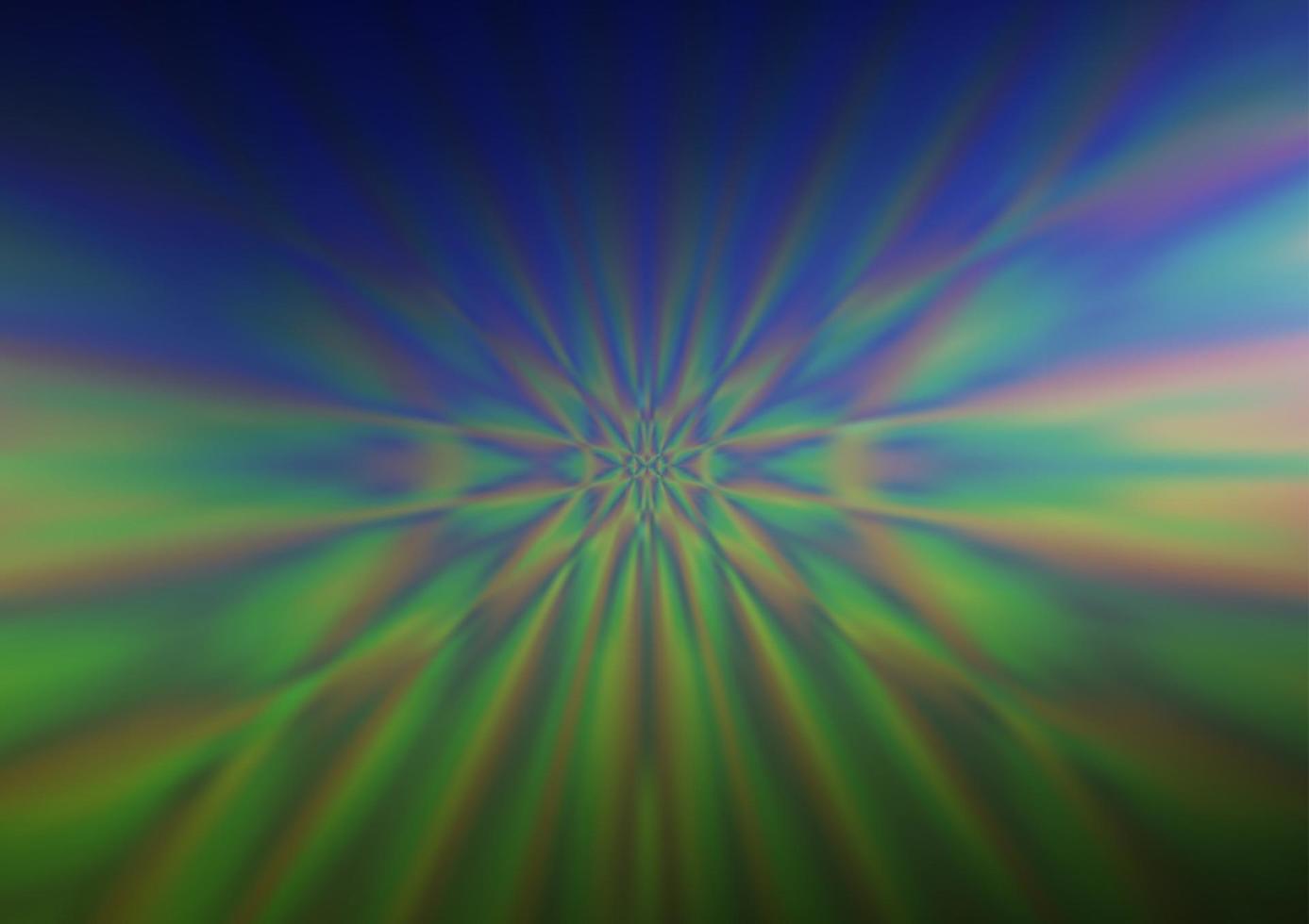 donkerblauw, groen vector wazig glans abstracte sjabloon.