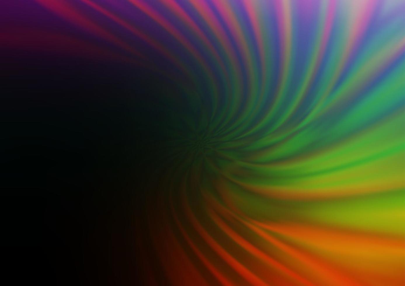 donkere veelkleurige, regenboog vector abstracte heldere sjabloon.