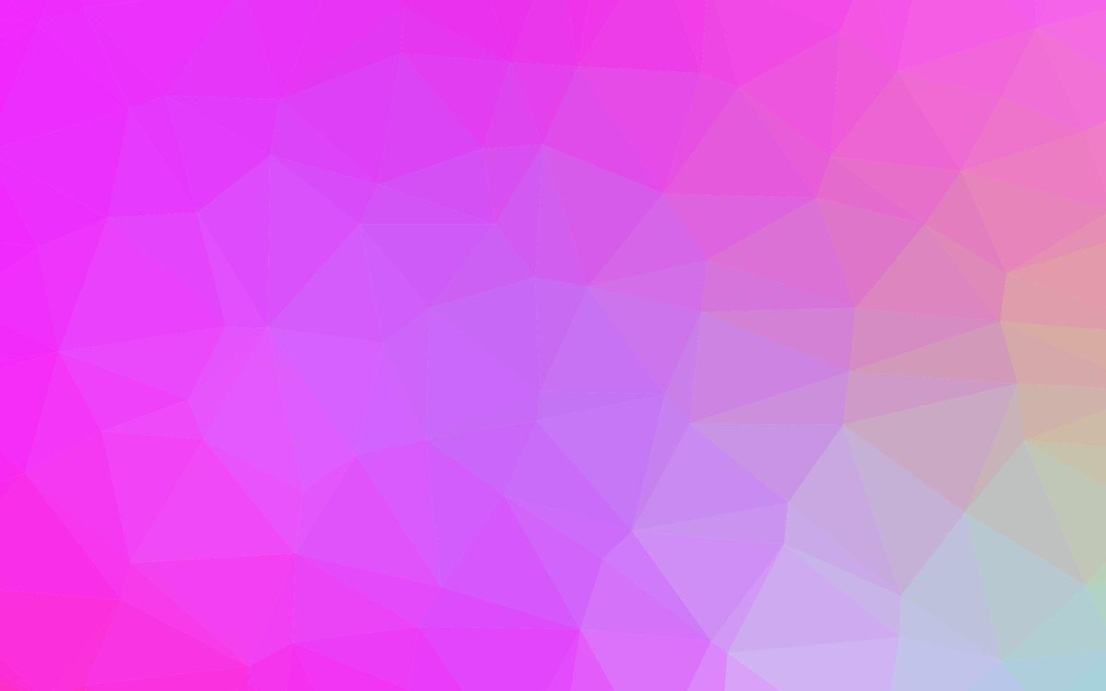 licht roze vector wazig driehoek sjabloon.